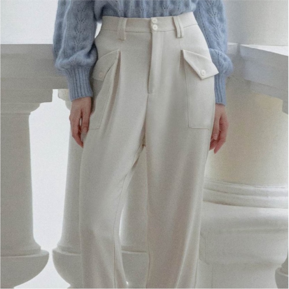 Petite Studio Leighton Pants Ivory XS